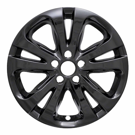 Coast2Coast 17", 10 Spoke, Gloss Black, Plastic, Set Of 4, Not Compatible With Steel Wheels IWCIMP388BLK